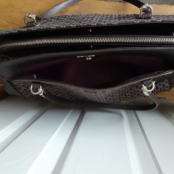 Coach Signature Kimberly Carryall Weekend Tote 25213 LIKE NEW - Picture 6 of 11